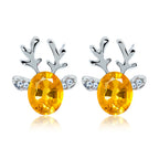 Enchanted Reindeer Crystal Studs-Westeryn