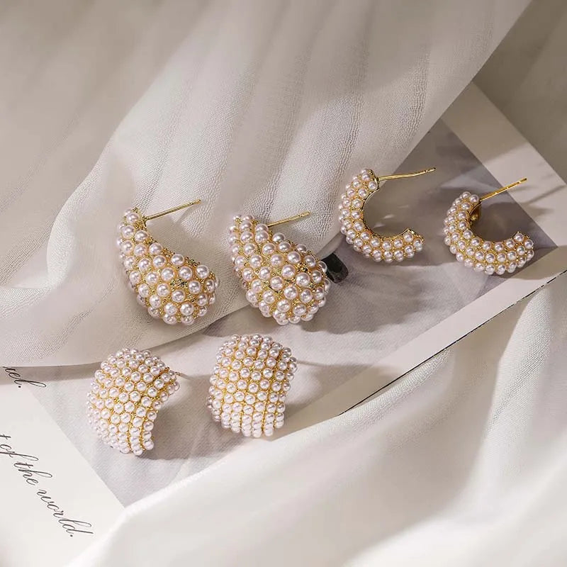 Classic Pearl Earrings-Westeryn