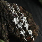 Blue Crystal Elf Earrings-Westeryn