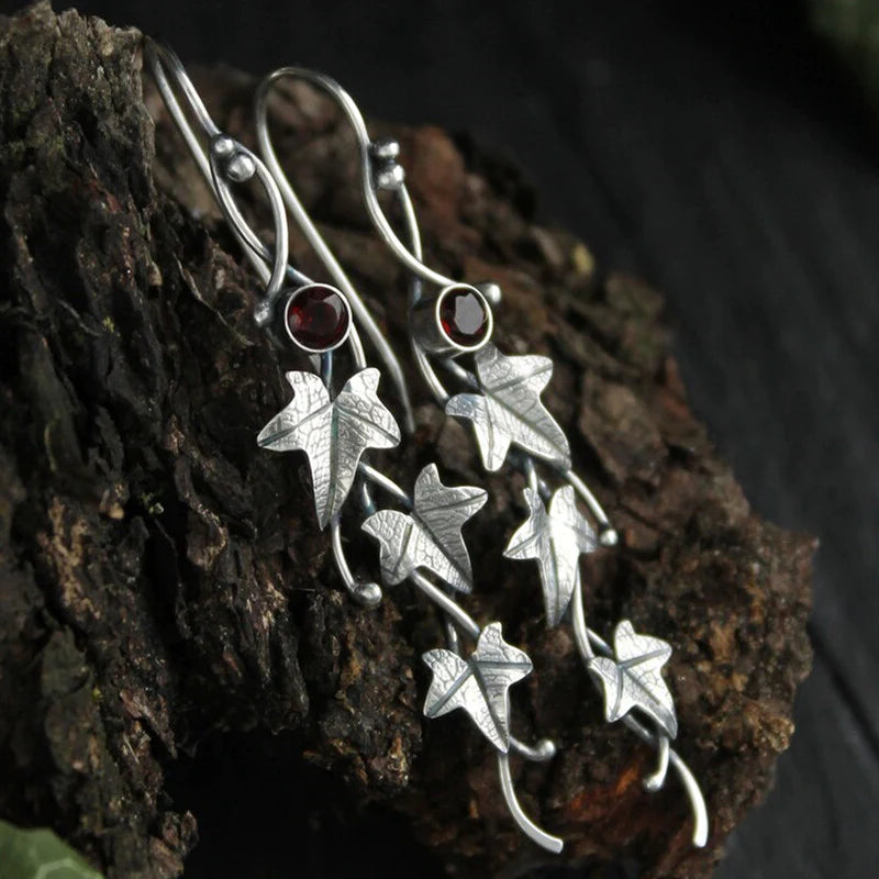 Blue Crystal Elf Earrings-Westeryn