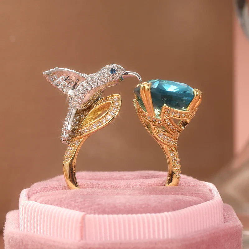 Celestial Hummingbird Ring-Westeryn