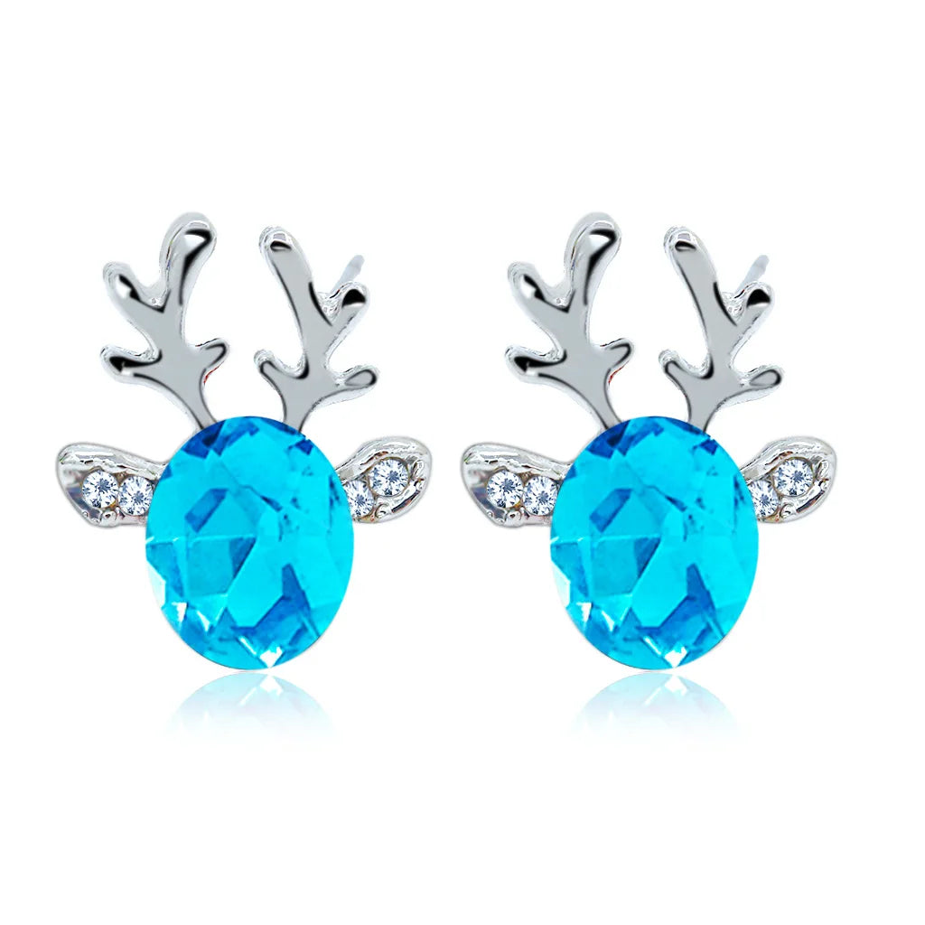 Enchanted Reindeer Crystal Studs-Westeryn