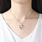Equestrian Elegance Heart Necklace-Westeryn