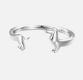 PEPI – Customizable Dachshund Ring in Stylish Wrap Design-Westeryn