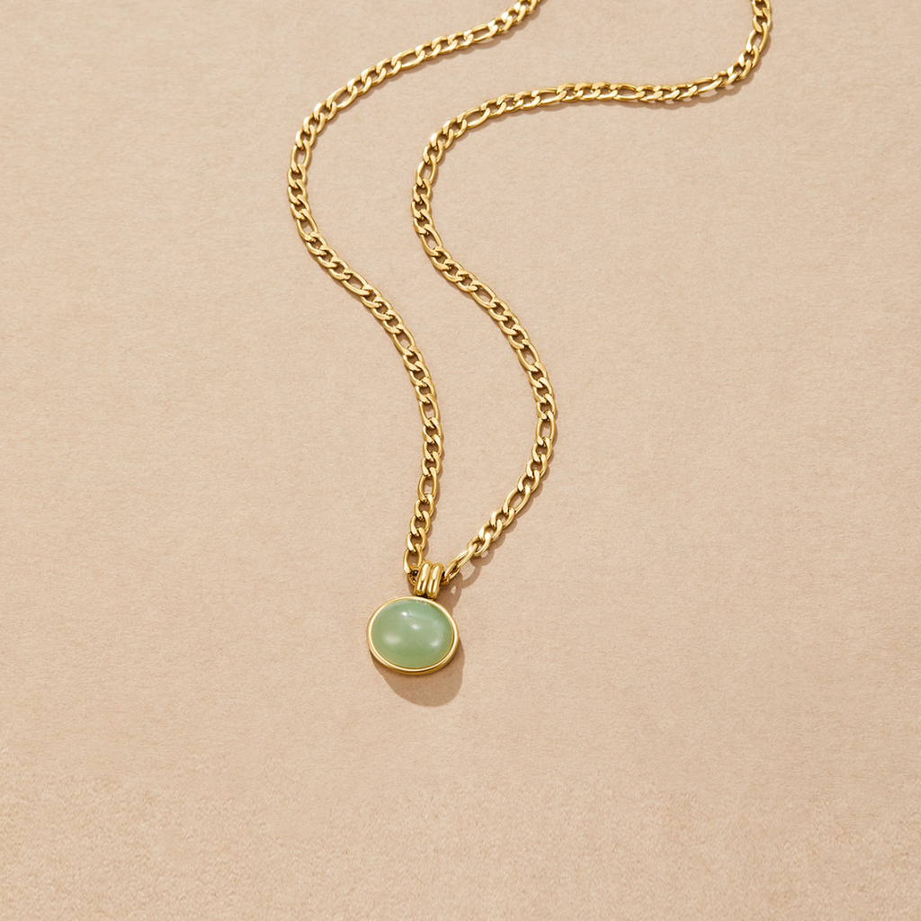 Liza Jade Hanging Necklace-Westeryn