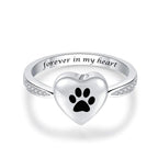 Everlasting Paw Heart Ring-Westeryn