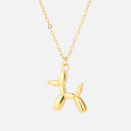 Whimsical Balloon Dog Pendant Necklace-Westeryn