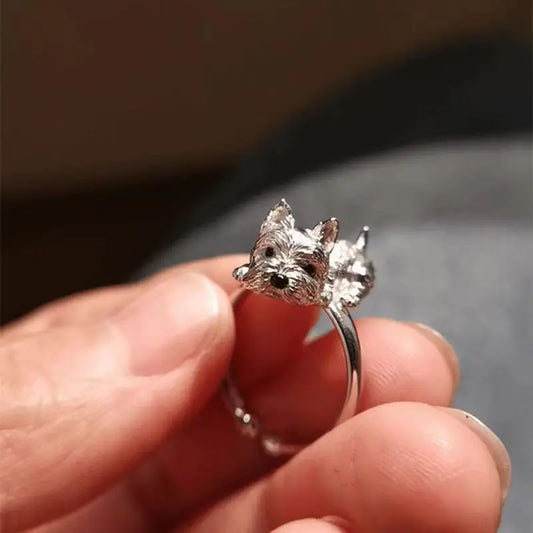 Vintage Charm Adjustable Dog Ring