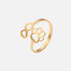 AYLA – Elegant Adjustable Infinity Paw Ring Made of High-Quality Stainless Steel-Westeryn