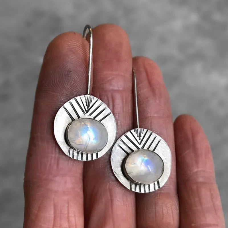 Katarina Moon Stone- Earrings-Westeryn
