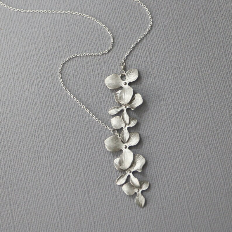 Teddy - Vintage Floral Silver Necklace-Westeryn