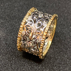 Mika - Vintage Zirconia Ivy Ring-Westeryn