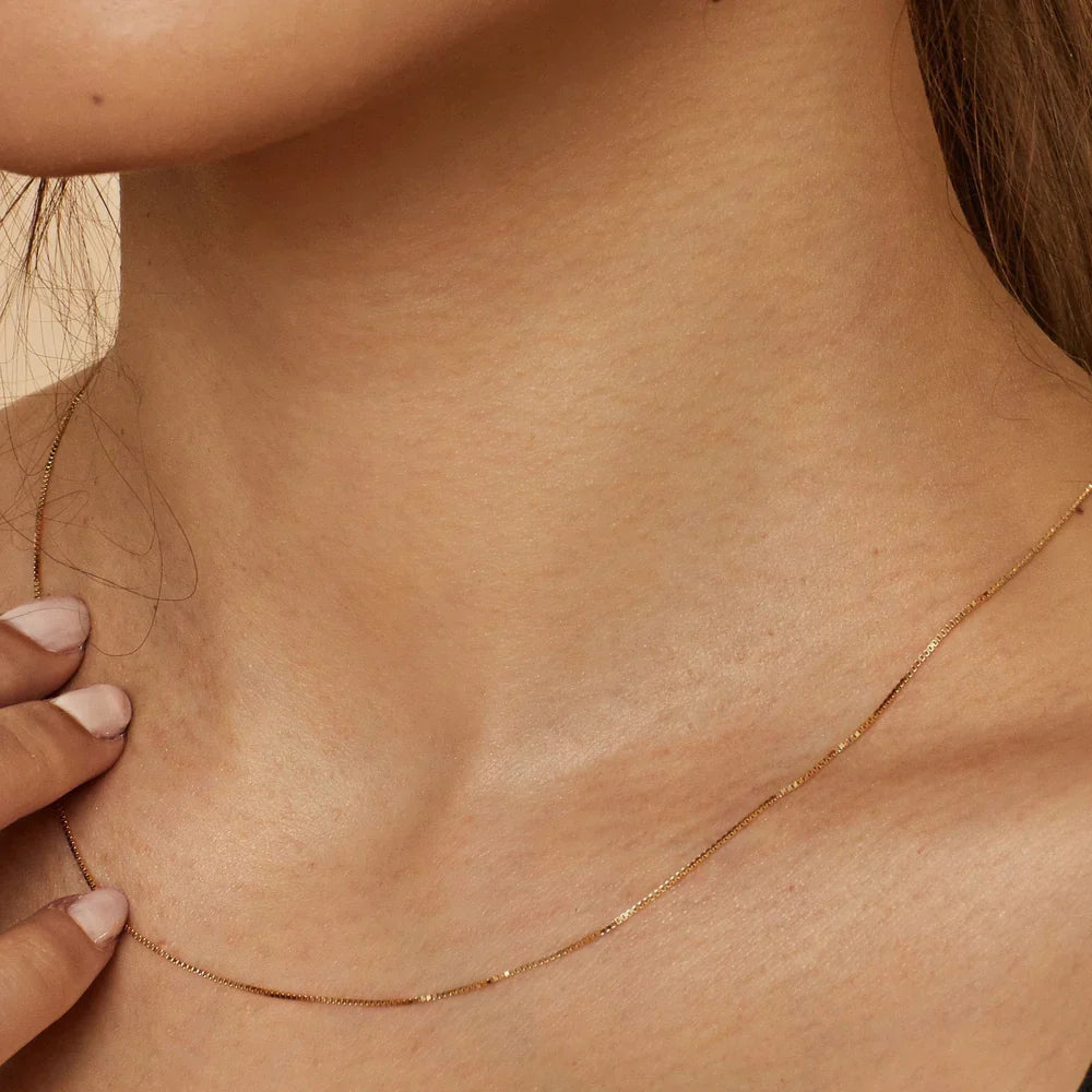Bodega Box Necklace | Gold-Westeryn