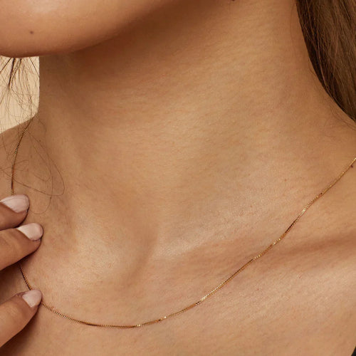 Bodega Box Necklace | Gold-Westeryn