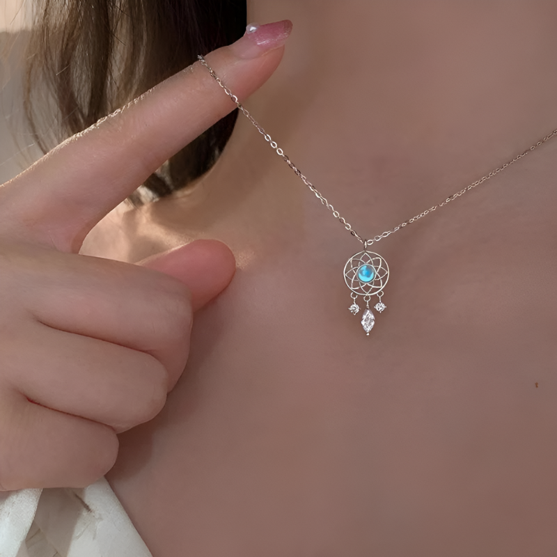 Moonstone Necklace - Dreamcatcher-Westeryn