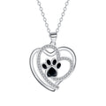 Whimsical Paw Print Clavicle Necklace-Westeryn