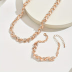 Elegant Glass Rhinestone Fish Tail Set-Westeryn