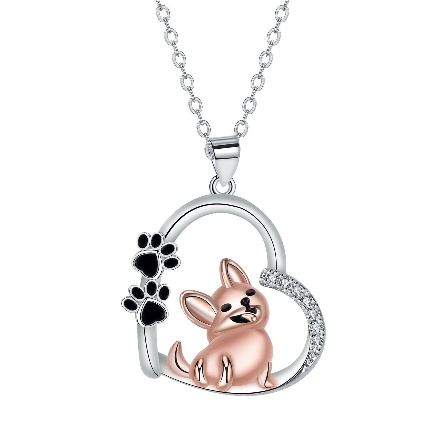 Charming Heart Pendant Necklace