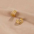 Ana Triple Gold Earrings-Westeryn