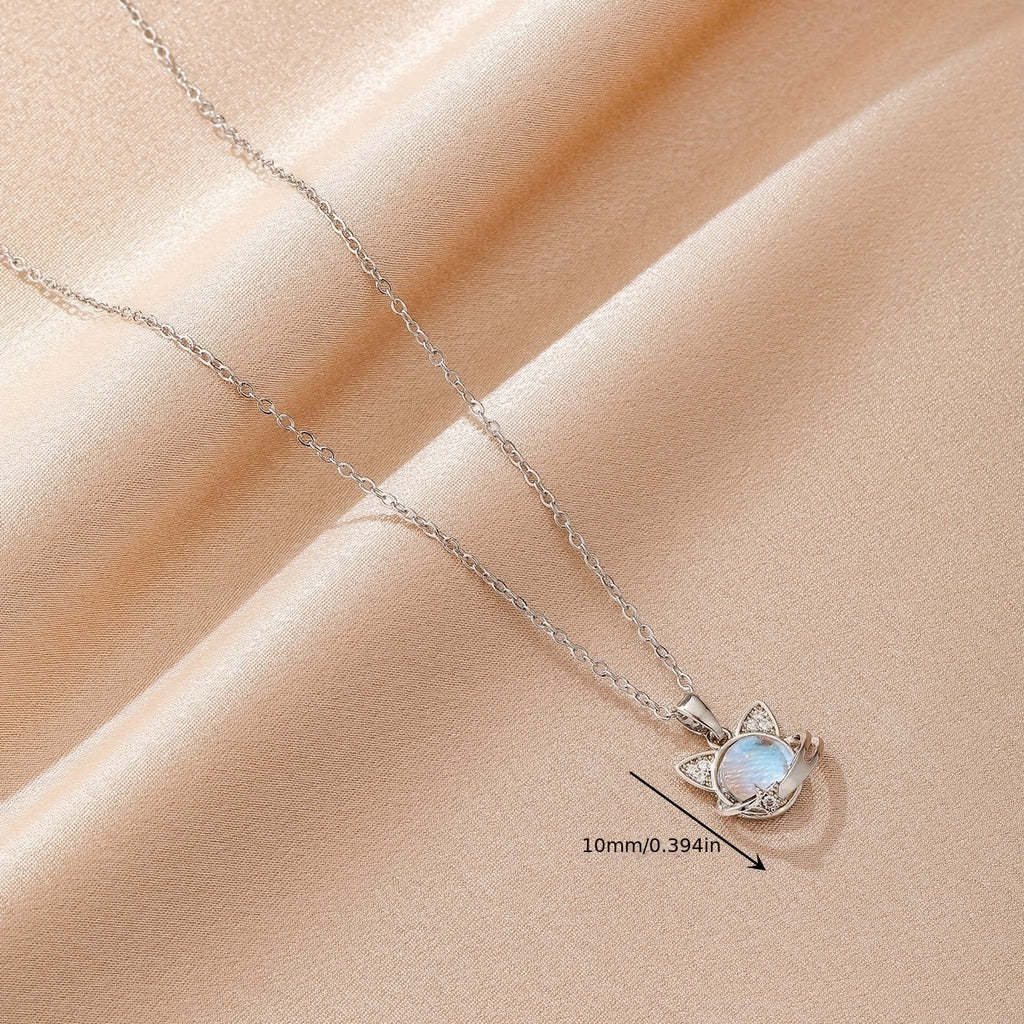 Moonstone Cat Necklace-Westeryn
