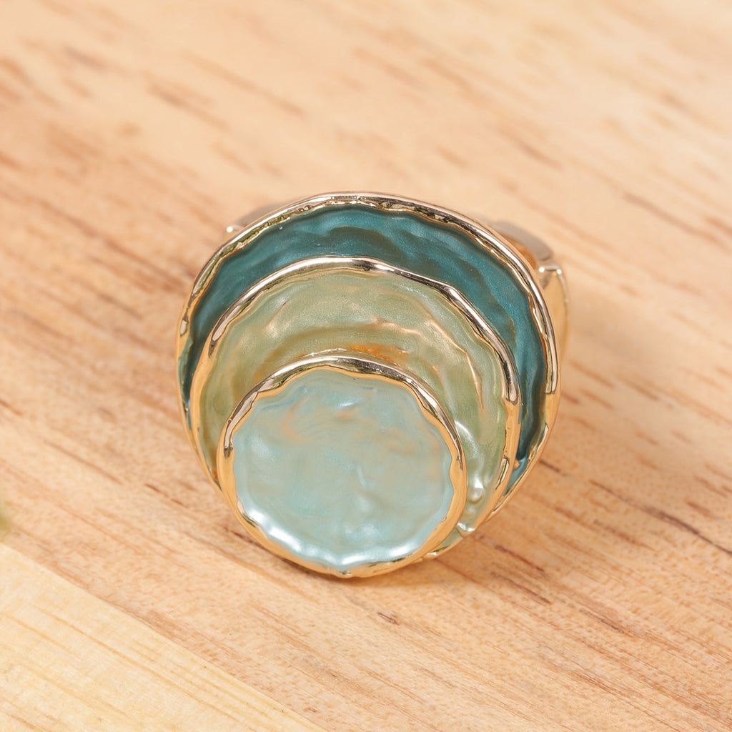 Boho Triple-Layer Enamel Ring-Westeryn