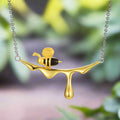 Golden Nectar Bee Necklace-Westeryn