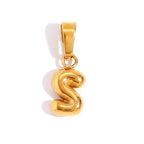 Chic Bubble Letter Necklace-Westeryn