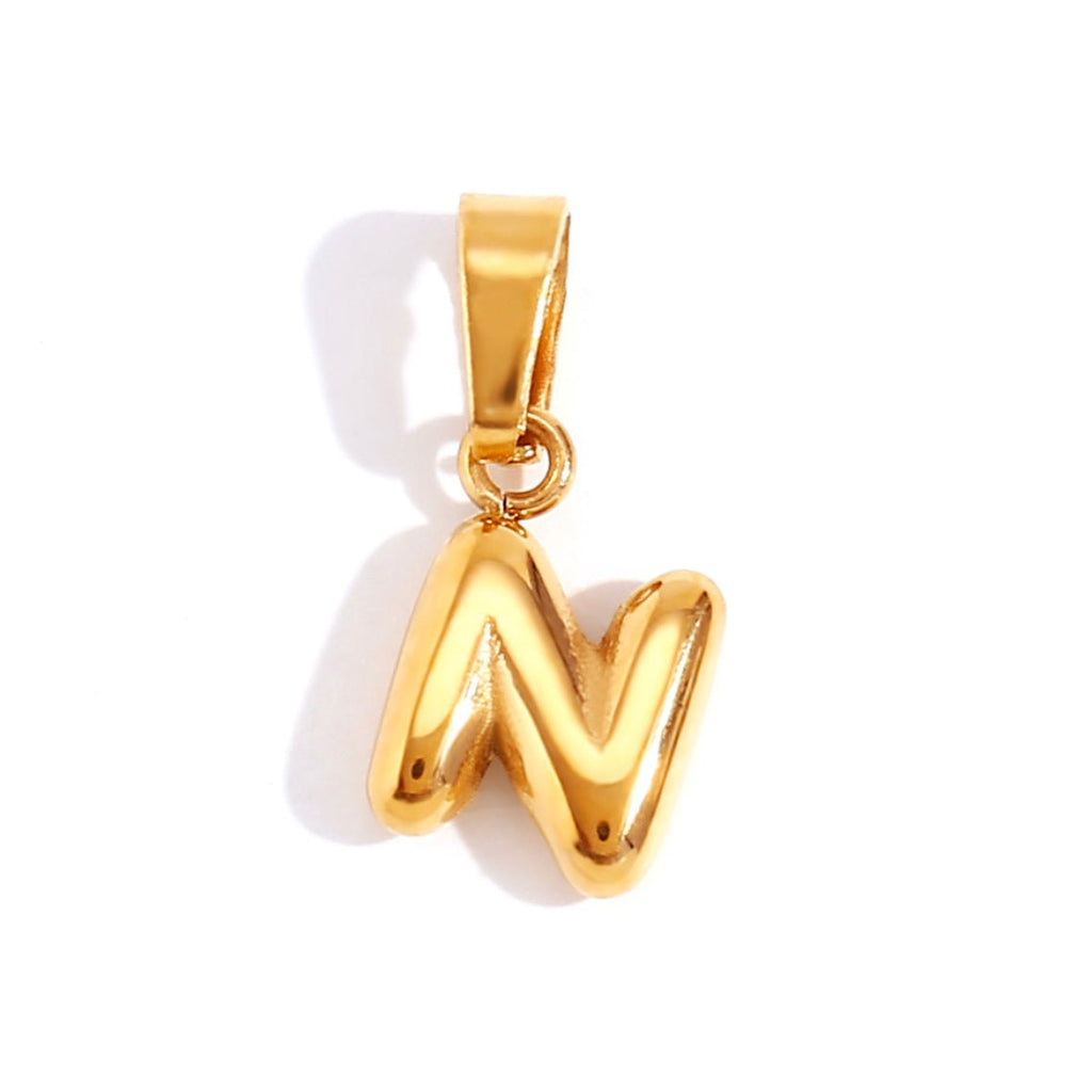 Chic Bubble Letter Necklace-Westeryn