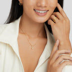 Chic Bubble Letter Necklace-Westeryn