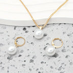 Golden Grace Pearl Jewelry Set | Gold-Westeryn