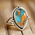 Radiant Colorful Gemstone Mosaic Ring-Westeryn