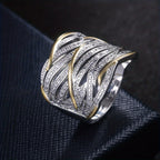 Elegant Multilayer Twisted Ring-Westeryn