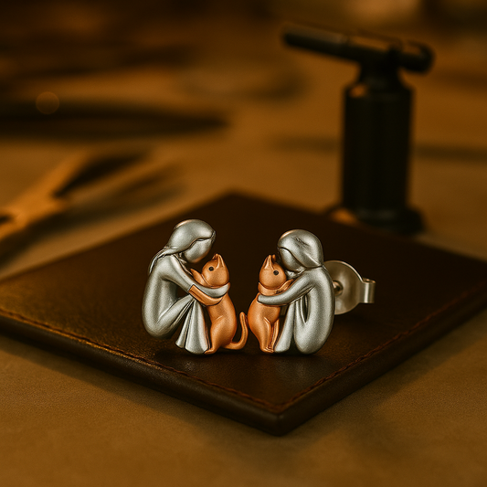 Whiskers Embrace Earrings