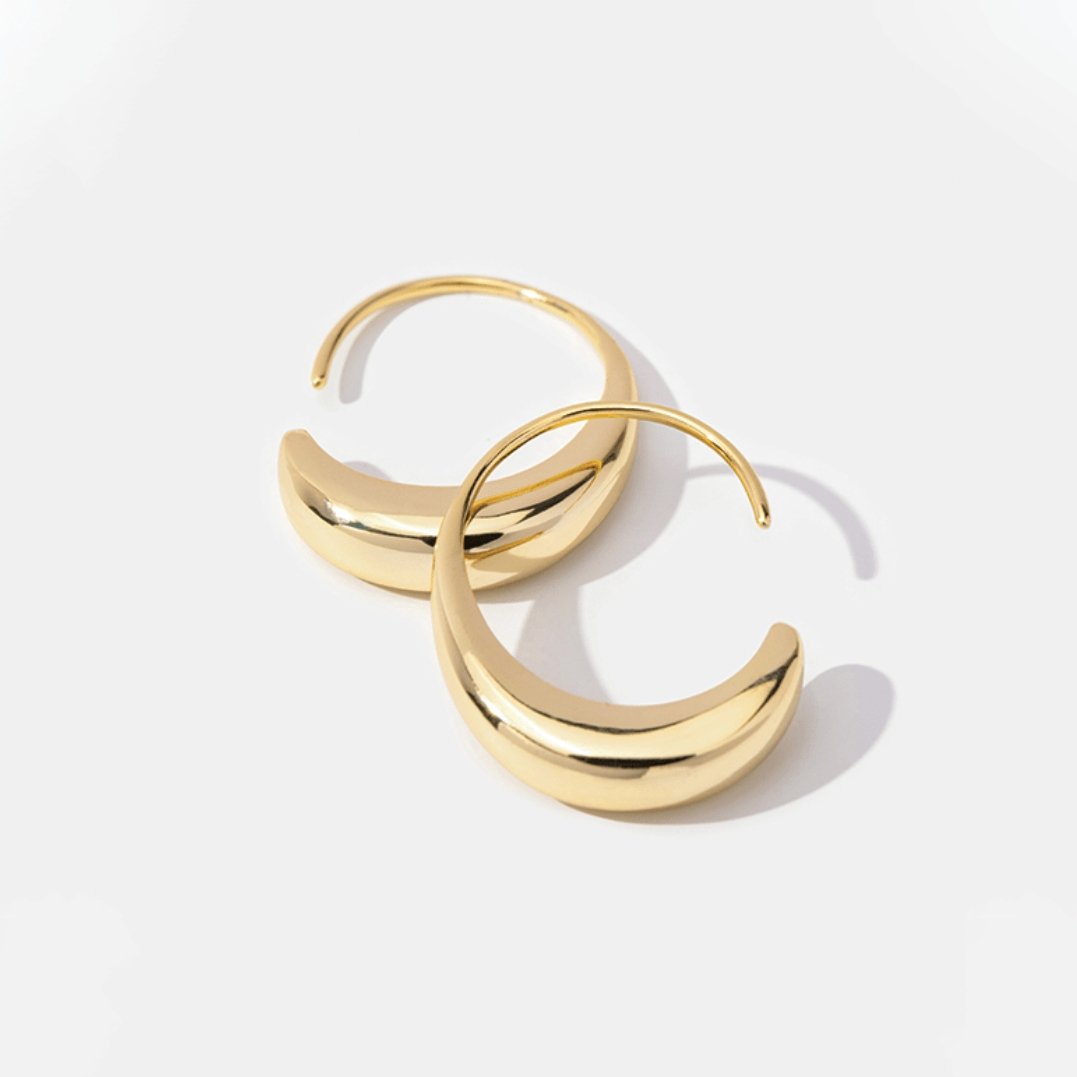 China - Drop Hoop Earrings-Westeryn