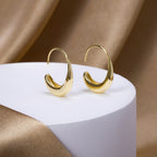 China - Drop Hoop Earrings-Westeryn