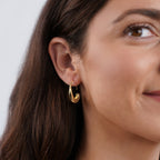 China - Drop Hoop Earrings-Westeryn