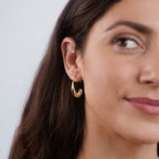 China - Drop Hoop Earrings-Westeryn