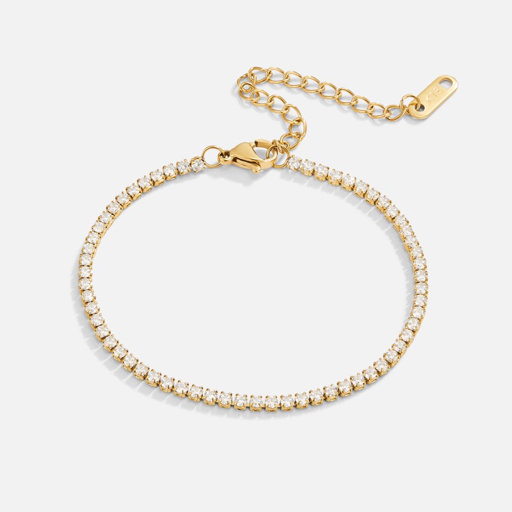 Cordelia Gold Tennis Bracelet-Westeryn