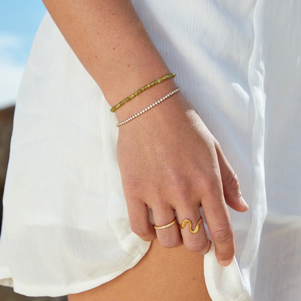Cordelia Gold Tennis Bracelet-Westeryn