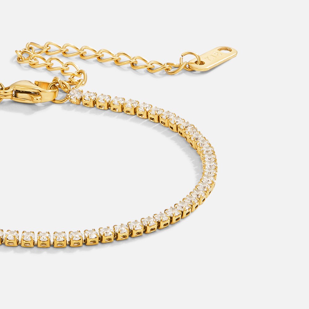 Cordelia Gold Tennis Bracelet-Westeryn