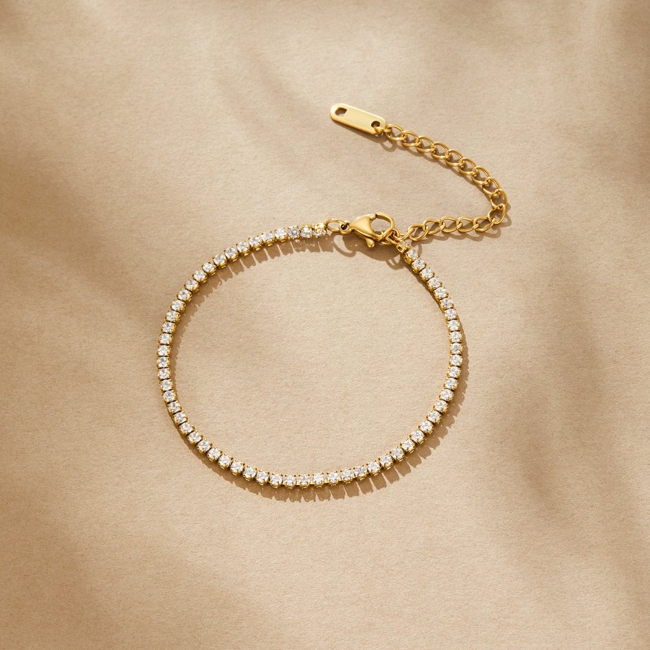 Cordelia Gold Tennis Bracelet-Westeryn