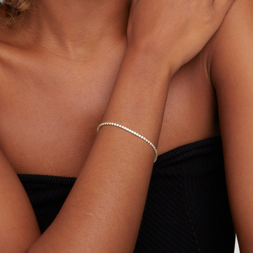 Cordelia Gold Tennis Bracelet-Westeryn