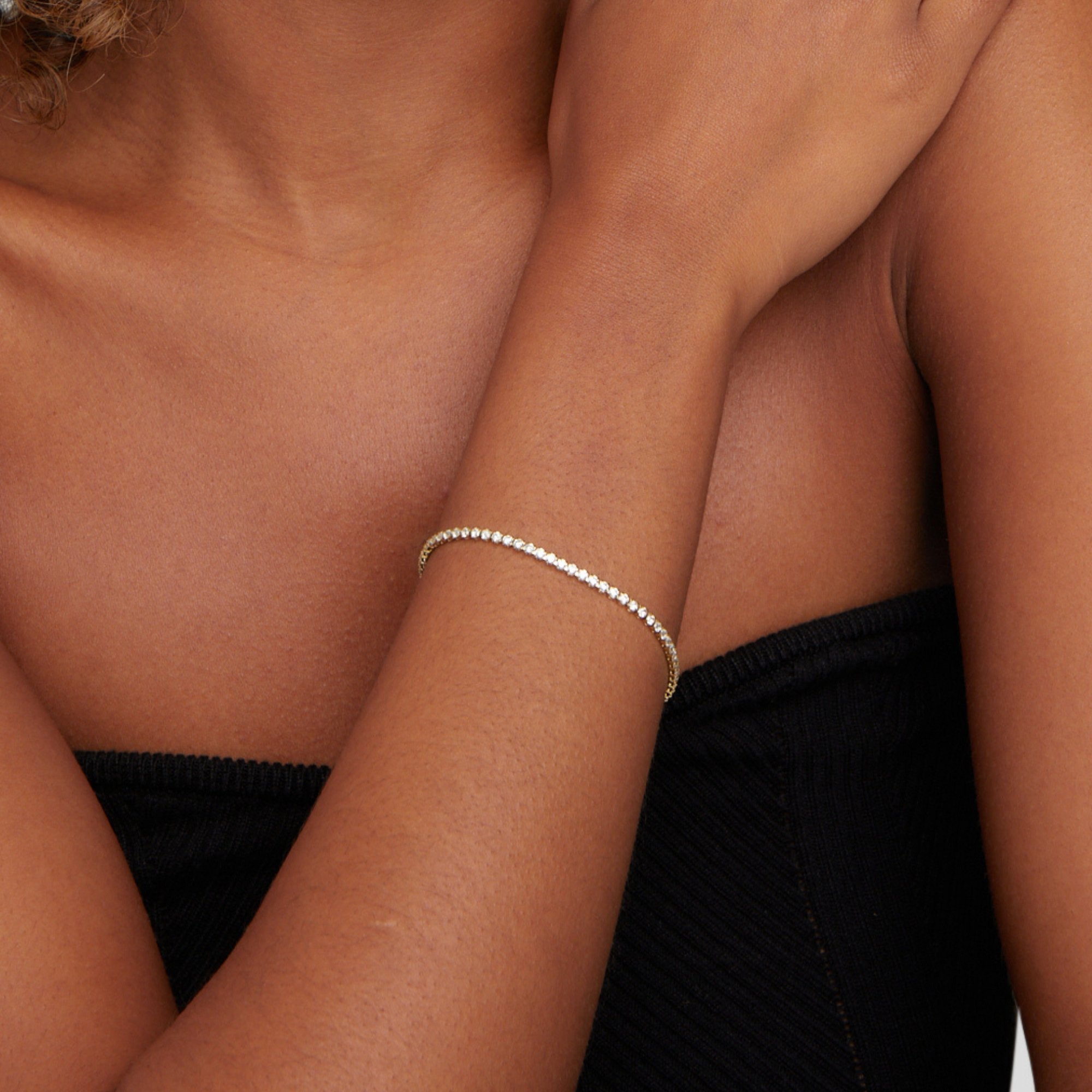 Cordelia Gold Tennis Bracelet-Westeryn