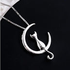 Crescent Cat Elegance Necklace-Westeryn