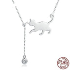 Whimsical Cat Pendant Necklace-Westeryn