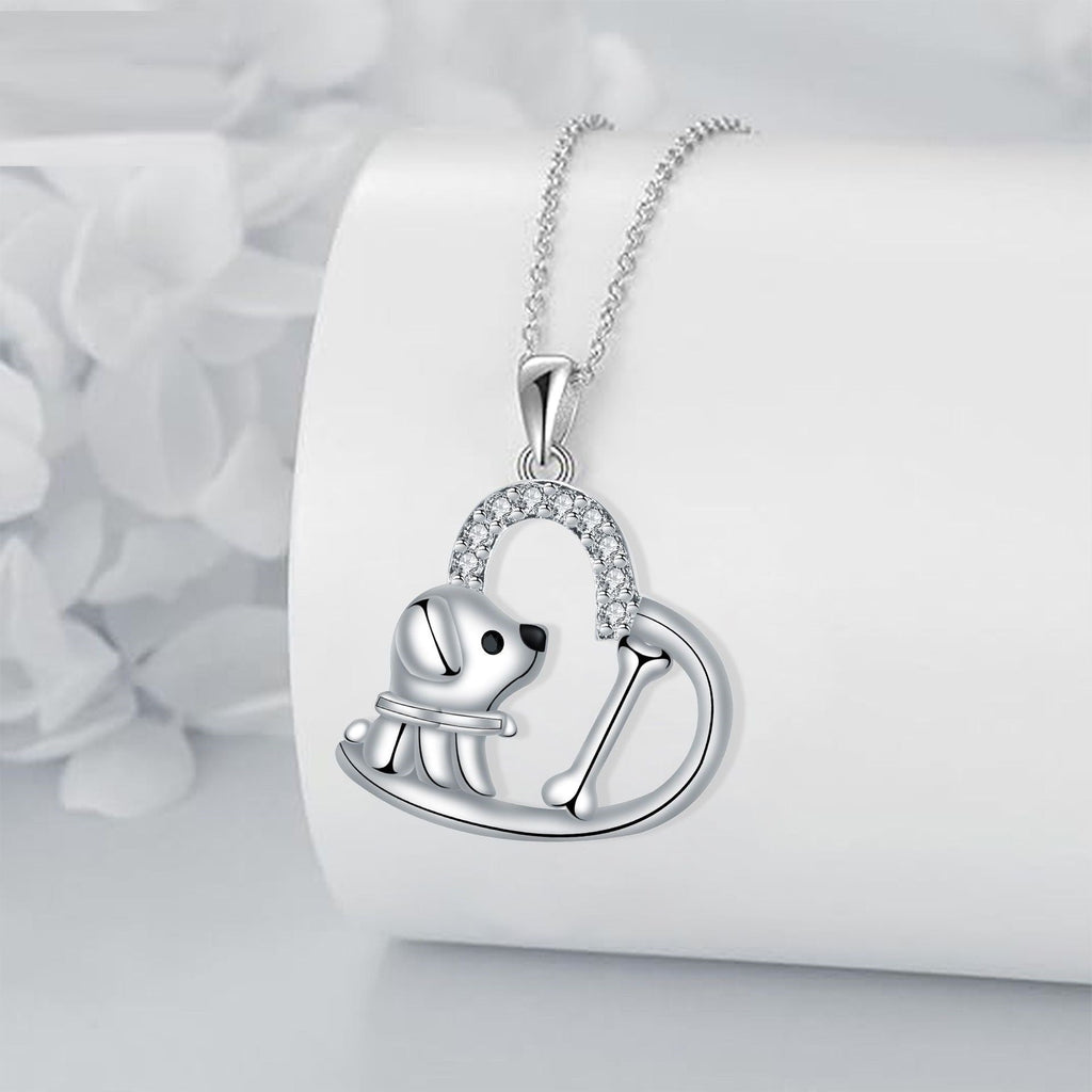 Charming Canine Heart Pendant-Westeryn
