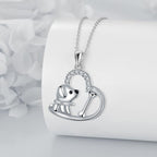 Charming Canine Heart Pendant-Westeryn