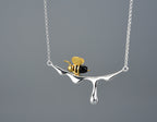 Golden Nectar Bee Necklace-Westeryn