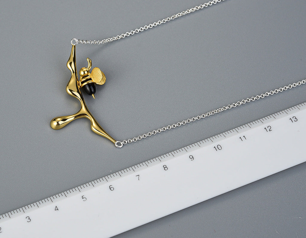 Golden Nectar Bee Necklace-Westeryn