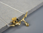 MELINA – Elegant Dripping Honey & Bee Necklace for Nature Lovers-Westeryn